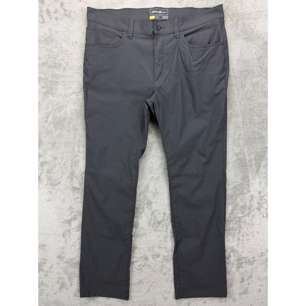Eddie Bauer Mens Travex Pants‎ 38x34 Black Stretch  Performance Nylon Outdoor
